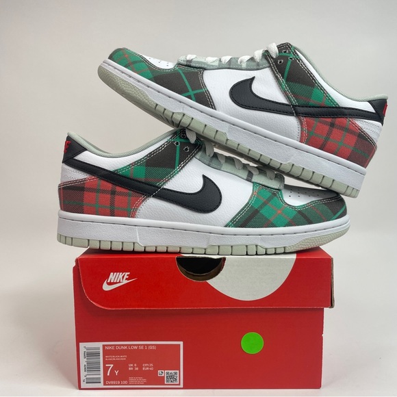 Jordan Shoes - Nike Dunk Low GS SE 1 “Tartan Plaid” 2023